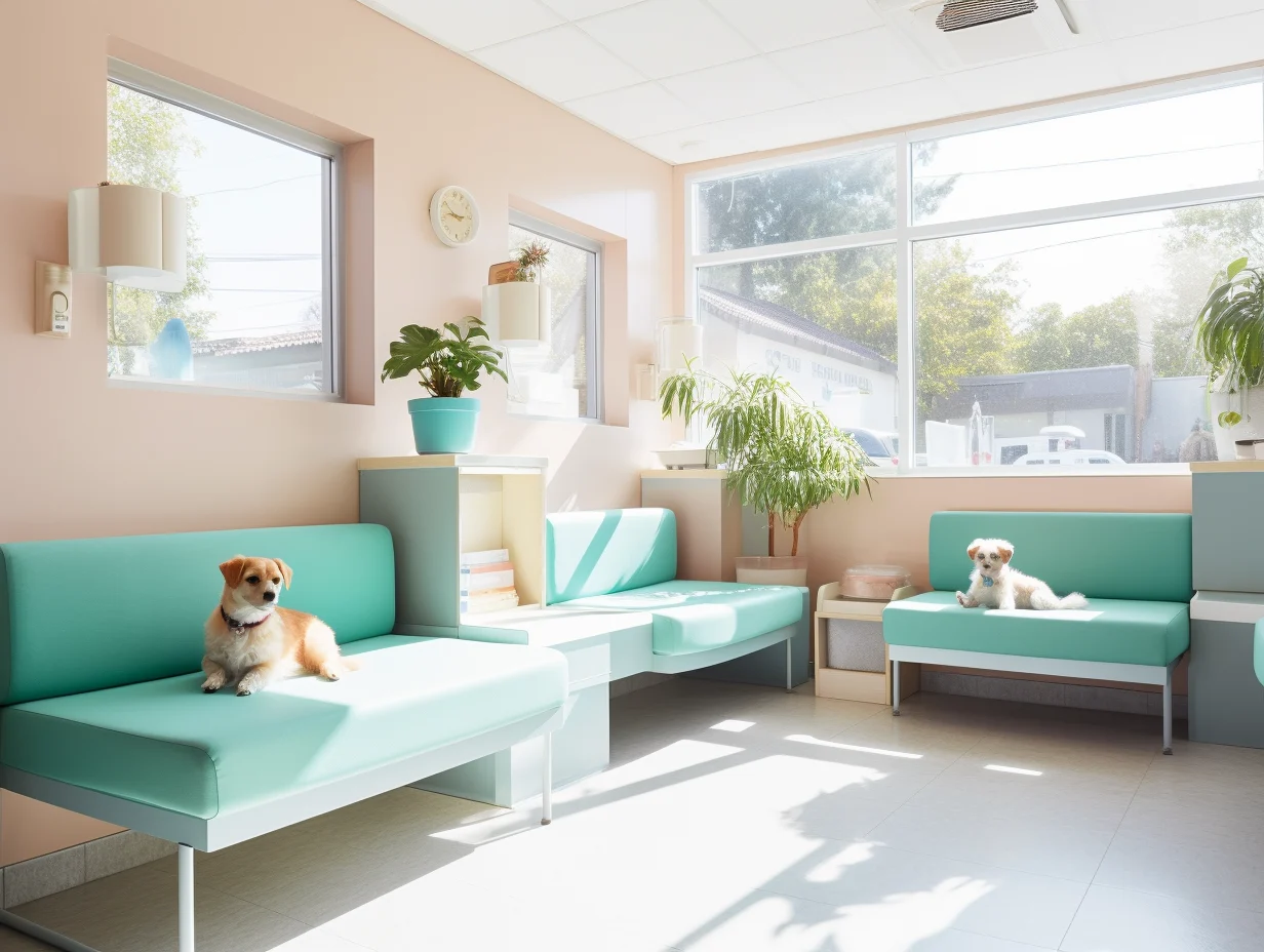 강아지 대기 공간
